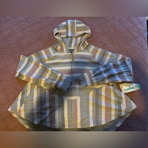 Hooey Women’s Serape Peplum Zipup New with tags Large
